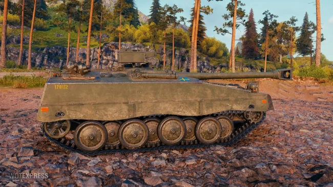 Скриншоты танка Latta Stridsfordon с супертеста World of Tanks