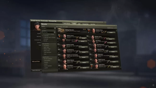 Дополнительные подробности Экипажа 2.0 а World of Tanks