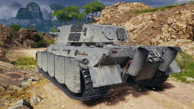Скриншоты танка E 65 Zwilling с супертеста World of Tanks