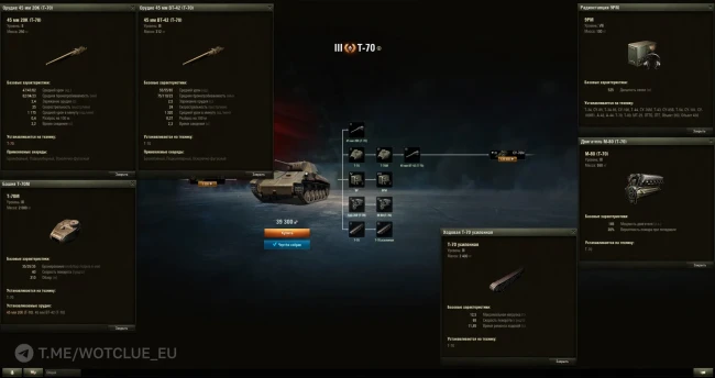 Изменения прокачиваемой техники на общем тесте 1.28.1 в World of Tanks. Часть 1/4