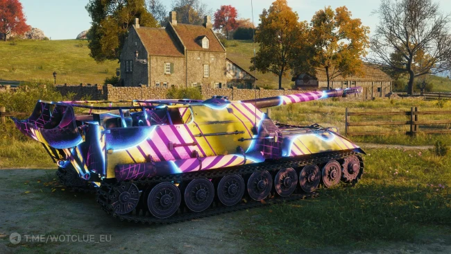 2D-стиль «Неоновый демон» из обновления 1.28.1 в World of Tanks