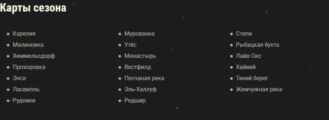 22-й сезон на Глобальной карте World of Tanks. Подробности