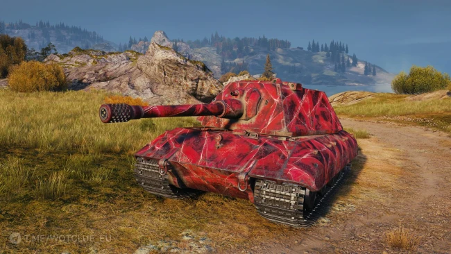 2D-стиль «Рубиновая броня» из обновления 1.29 в World of Tanks