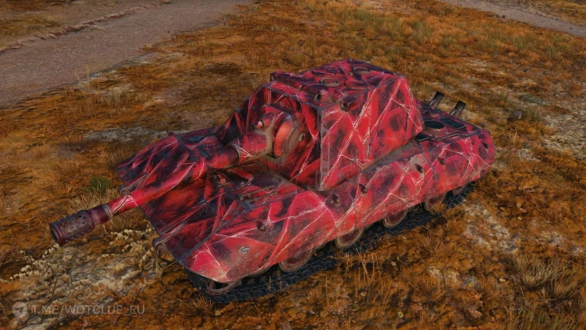 2D-стиль «Рубиновая броня» из обновления 1.29 в World of Tanks