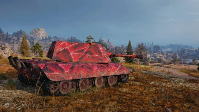 2D-стиль «Рубиновая броня» из обновления 1.29 в World of Tanks
