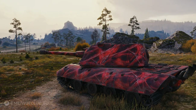 2D-стиль «Рубиновая броня» из обновления 1.29 в World of Tanks