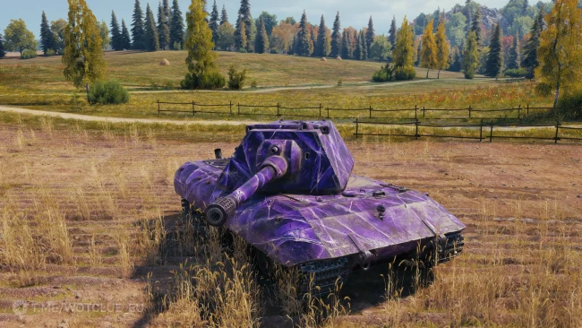 2D-стиль «Аметистовая броня» из обновления 1.29 в World of Tanks