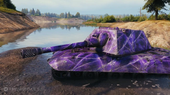 2D-стиль «Аметистовая броня» из обновления 1.29 в World of Tanks
