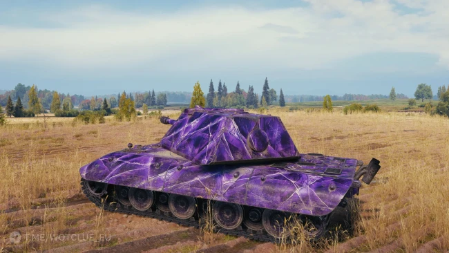 2D-стиль «Аметистовая броня» из обновления 1.29 в World of Tanks