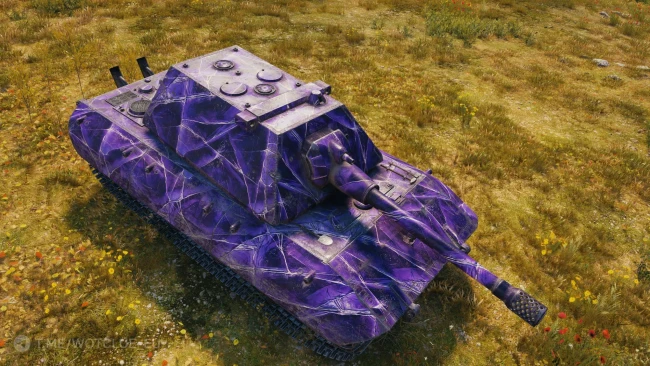 2D-стиль «Аметистовая броня» из обновления 1.29 в World of Tanks