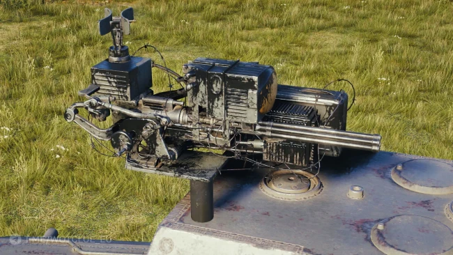 3D-объект «Пулемёт с прожектором» в World of Tanks