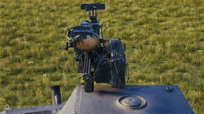3D-объект «Пулемёт с прожектором» в World of Tanks