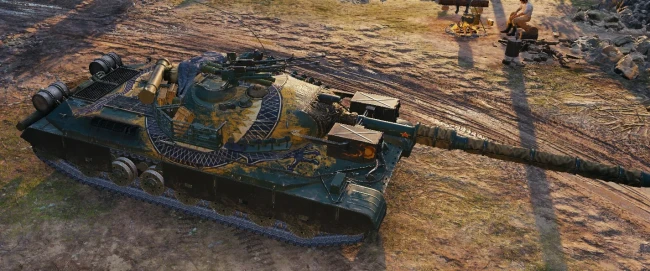 Пропали отметки со ствола у танка WZ-111 model 5A в World of Tanks