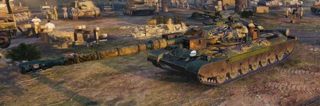 Пропали отметки со ствола у танка WZ-111 model 5A в World of Tanks