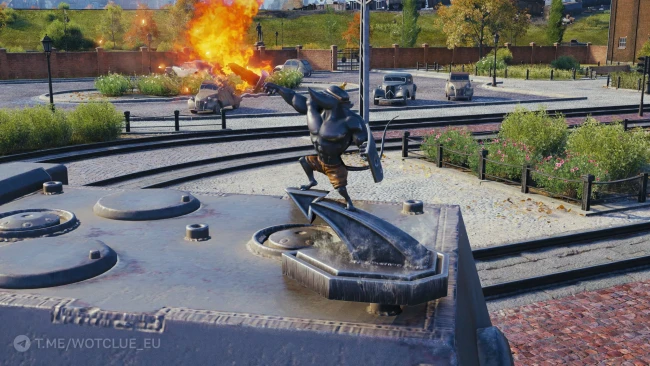 3D-объект «Могучая мышь» в World of Tanks