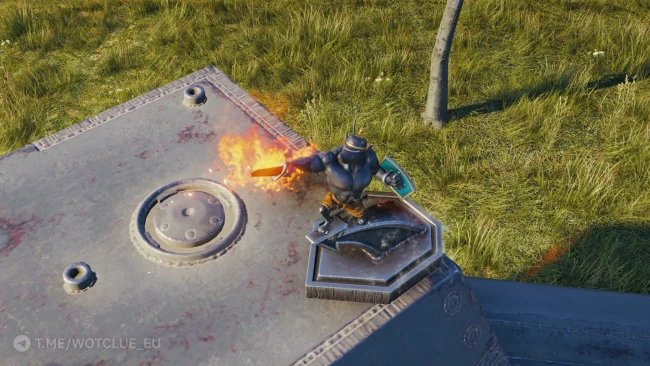 3D-объект «Могучая мышь» в World of Tanks