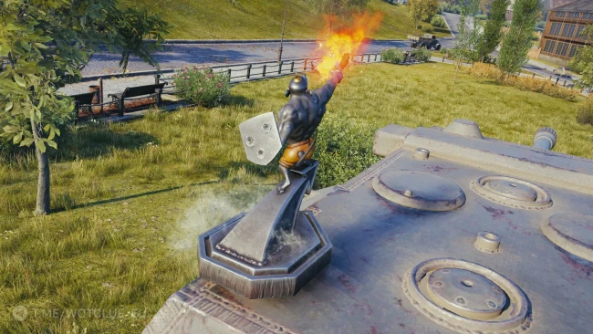 3D-объект «Могучая мышь» в World of Tanks