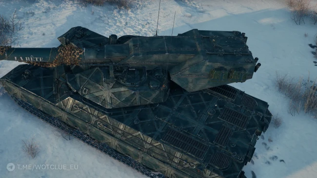 Уникальная кастомизация танка 11 уровня AMX 67 Imbattable в World of Tanks 2.0