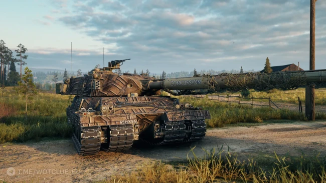 Уникальная кастомизация танка 11 уровня FV4025 Contriver в World of Tanks 2.0