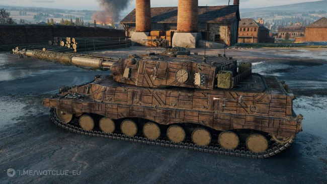 Уникальная кастомизация танка 11 уровня FV4025 Contriver в World of Tanks 2.0