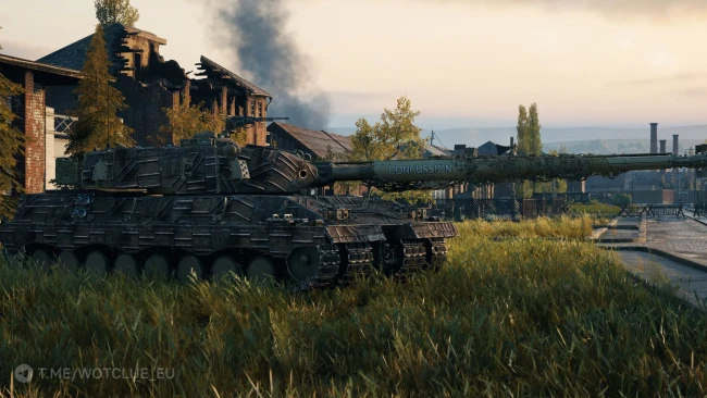 Уникальная кастомизация танка 11 уровня FV4025 Contriver в World of Tanks 2.0