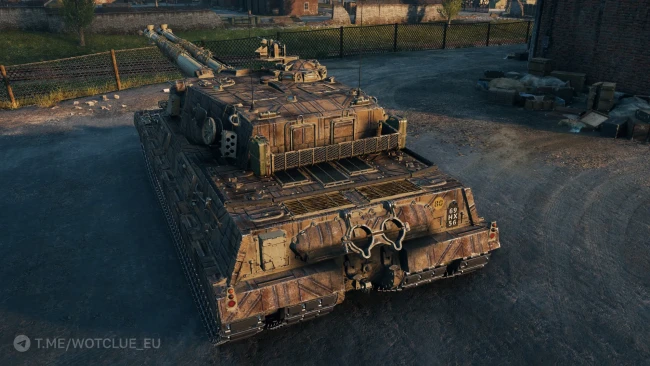 Уникальная кастомизация танка 11 уровня FV4025 Contriver в World of Tanks 2.0