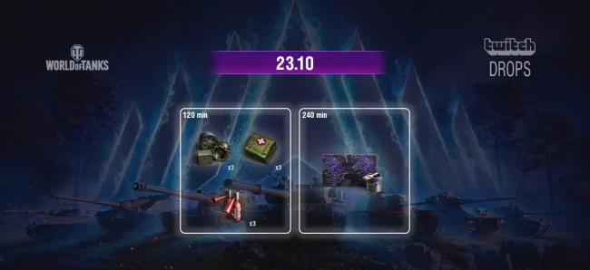 Мегавзвод возвращается в Натиск World of Tanks — попробуйте победить! Twitch Drops