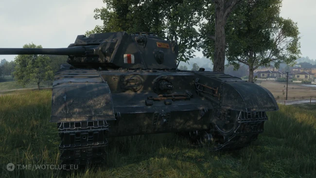 Обновлённая моделька Black Prince II из обновления 2.1 в World of Tanks