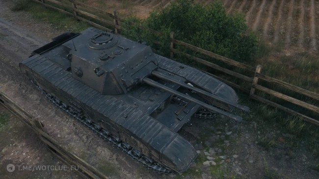 Обновлённая моделька Black Prince II из обновления 2.1 в World of Tanks