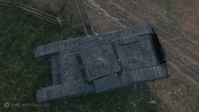 Обновлённая моделька Black Prince II из обновления 2.1 в World of Tanks