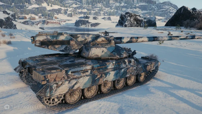 2D-стиль «Заснеженный подъём» из обновления 2.1 в World of Tanks