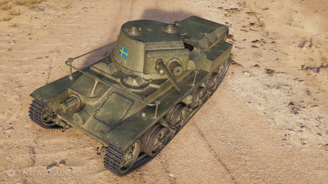 Танк Strv m/31 из обновления 2.1 в World of Tanks