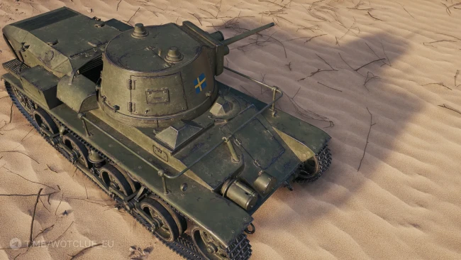 Танк Strv m/31 из обновления 2.1 в World of Tanks