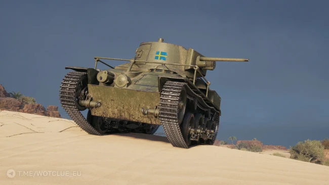 Танк Strv m/31 из обновления 2.1 в World of Tanks