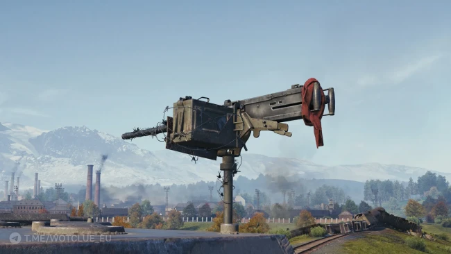 3D-объект «Пулемёт Спасителей» в World of Tanks