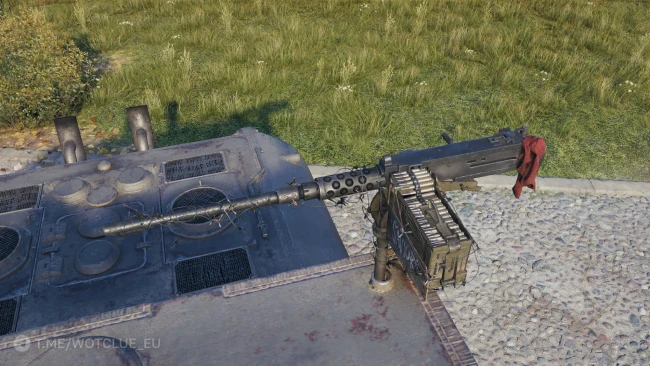 3D-объект «Пулемёт Спасителей» в World of Tanks
