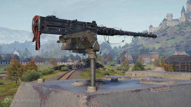 3D-объект «Пулемёт Спасителей» в World of Tanks