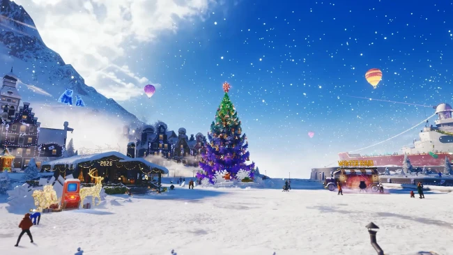 Праздничный городок (ангар) в World of Tanks: выбирайте между магией дня или ночи!