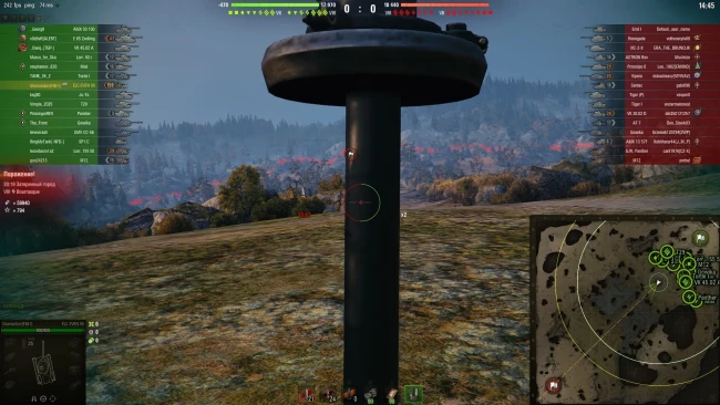 Баг с 3D-объектом «Угломер» в World of Tanks