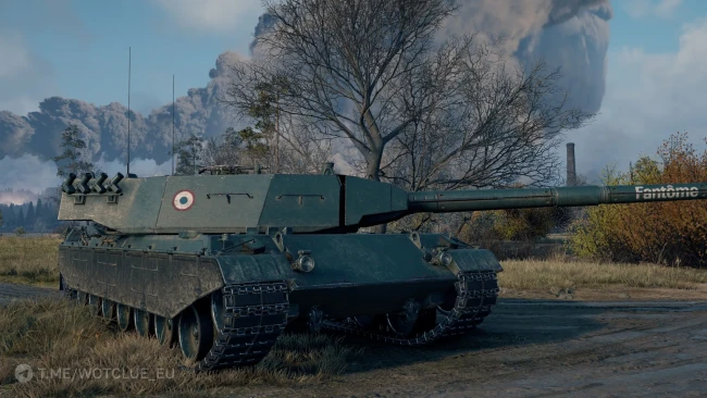 Танк Fantôme из микропатча 2.1_8 в World of Tanks