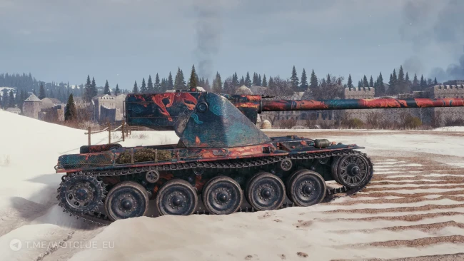 2D-стиль «Царствование огненного коня» из обновления 2.1.1 в World of Tanks