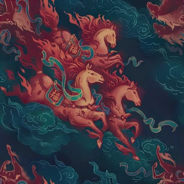 2D-стиль «Царствование огненного коня» из обновления 2.1.1 в World of Tanks