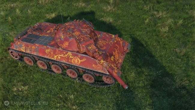 2D-стиль «Алый и золотой» из обновления 2.1.1 в World of Tanks