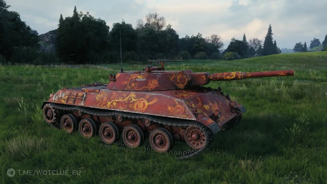 2D-стиль «Алый и золотой» из обновления 2.1.1 в World of Tanks