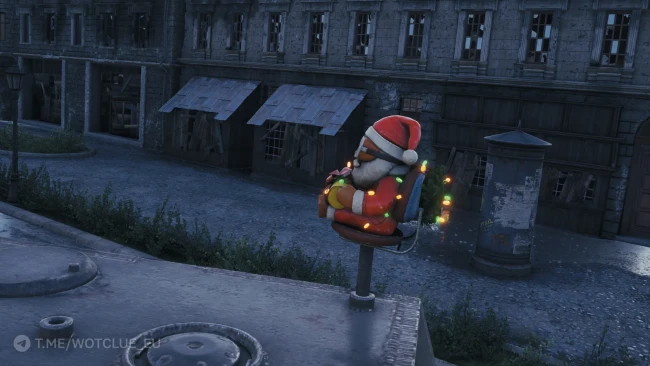 3D-объект «Праздничный гном» в World of Tanks