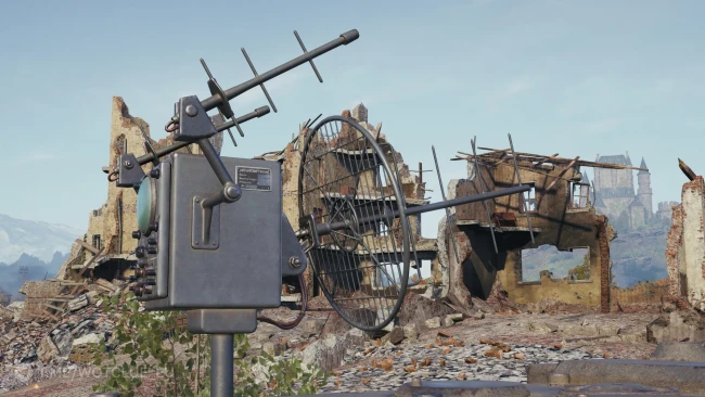 3D-объект «Контрразведывательный радар» в World of Tanks