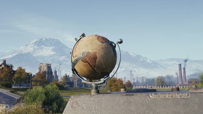 3D-объект «Глобус исследователя» в World of Tanks