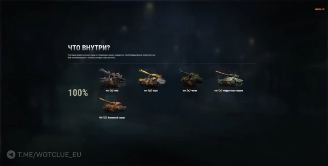 Таинственный контейнер: 5 лот Зимнего аукциона 2026 в World of Tanks