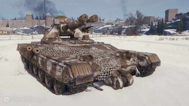 3D-стиль "Vz. 71 «Зима»" для танка Vz. 71 Tesák из 19 сезона Боевого пропуска в World of Tanks