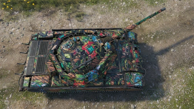 2D-стиль «Цифровые корни» из обновления 2.2 в World of Tanks